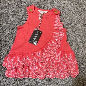 Matilda Jane Pink Ruffle Dress